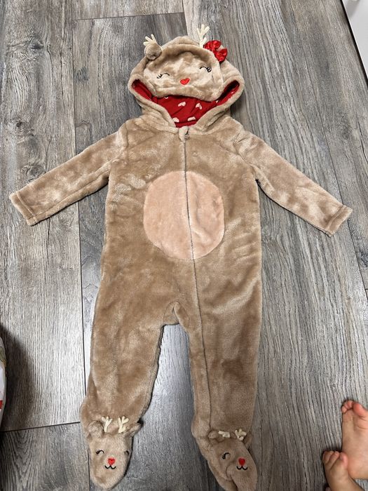 Зимни дрехи за бебе момиче 74-80