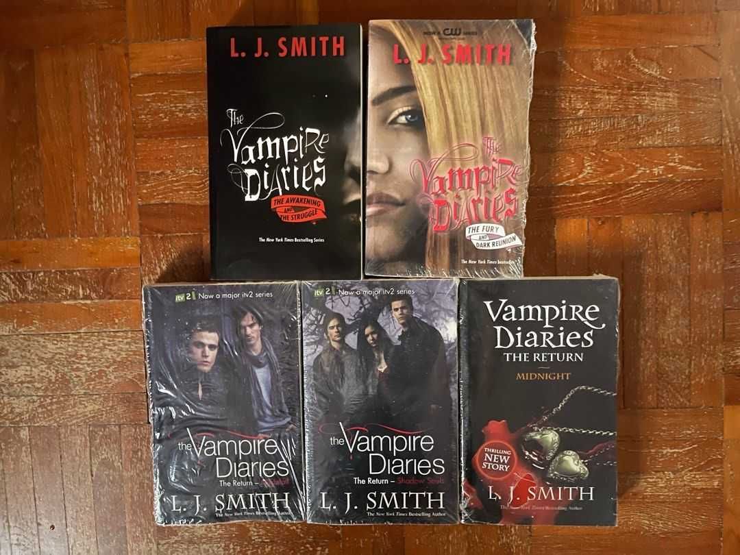 Книги "Дневники вампира" на английском языке