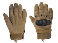 Manusi Tactice Asalt Military Gloves 8FIELDS, TAN, Noi,Marimi: L si XL