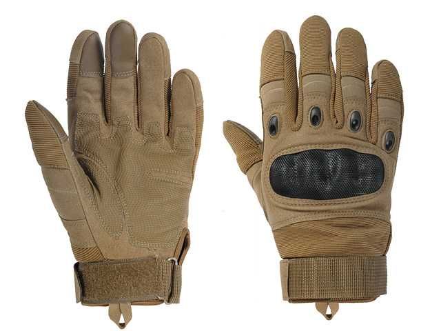 Manusi Tactice Asalt Military Gloves 8FIELDS, TAN, Noi,Marimi: L si XL