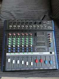Vând boxe audio BLW pe trepied + Mixer DS-9702