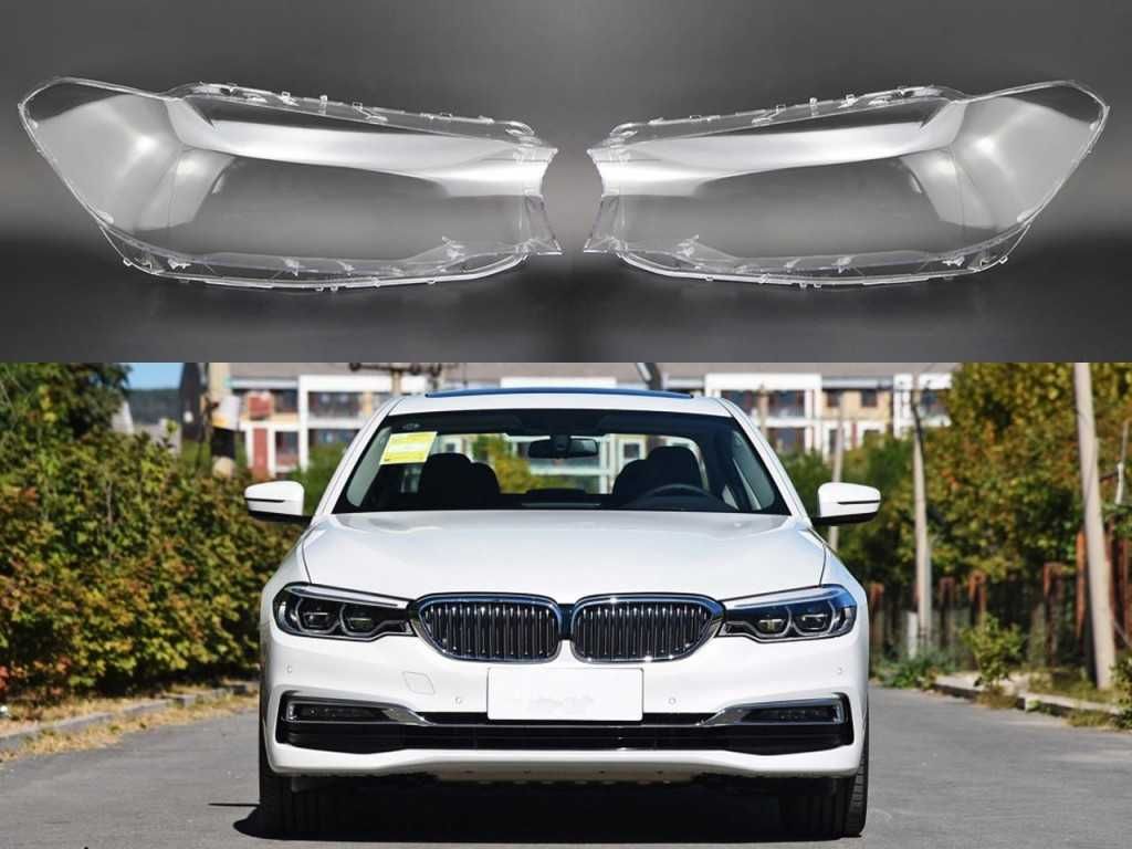 Комплект Стъкла за фарове на BMW 5 G30 (2017-2020) / БМВ 5 Джи30