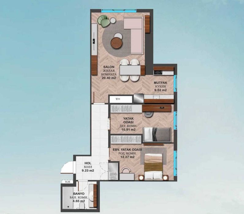 Nest One 3/11/51 коробка 51м2: Ташкент сити СРОЧНО ПРОДАЕТСЯ