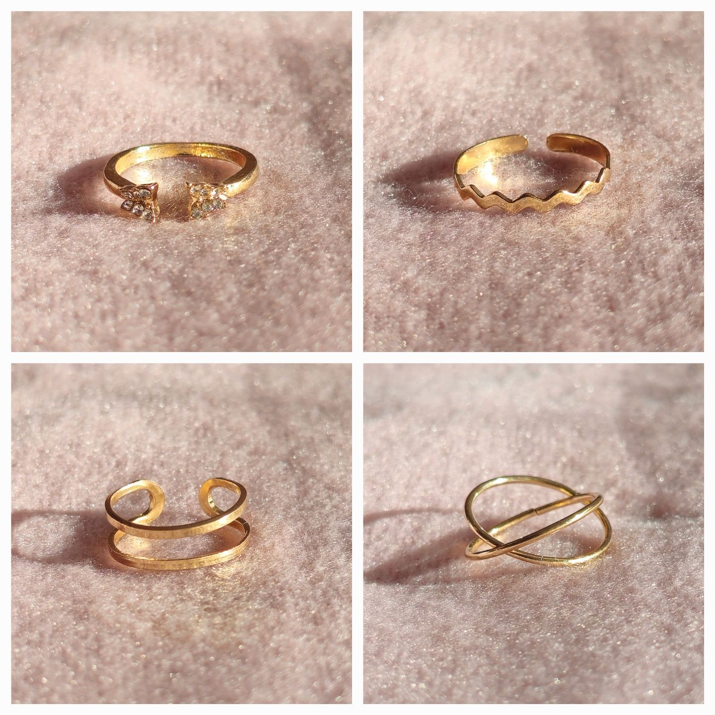 Златни и сребърни пръстени от медицинска стомана
