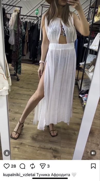 Туника купальный купальник