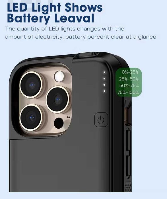 iPhone 13/14 учун батарейкали чехол (Power Bank Case)