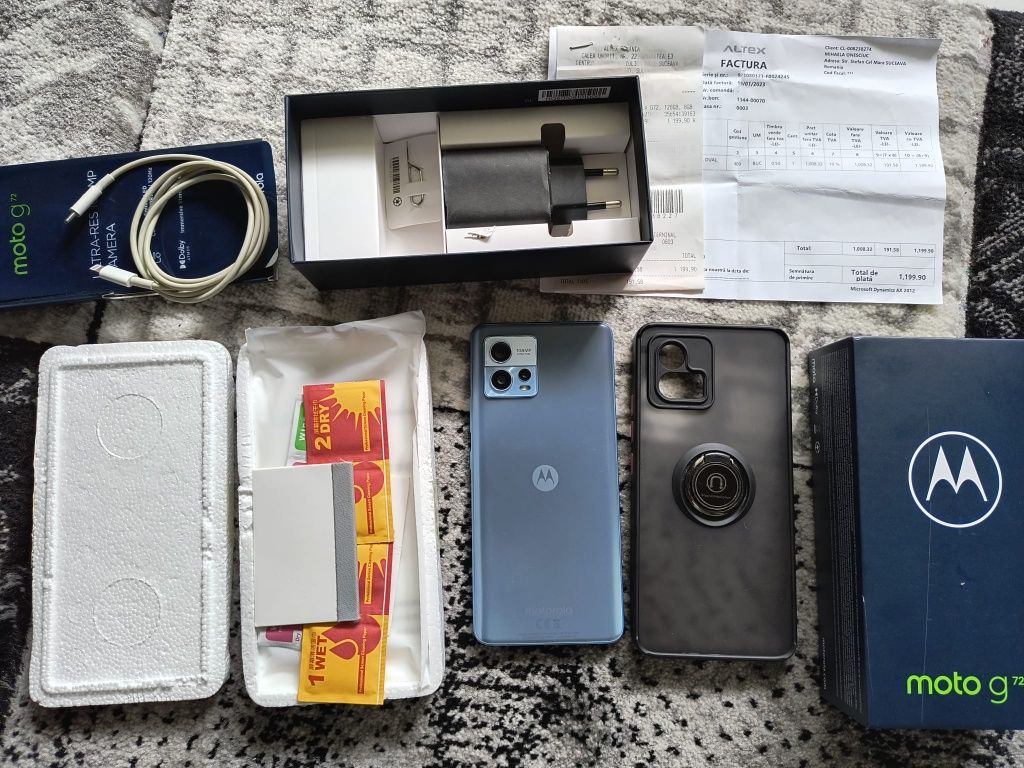 Motorola g72 full box