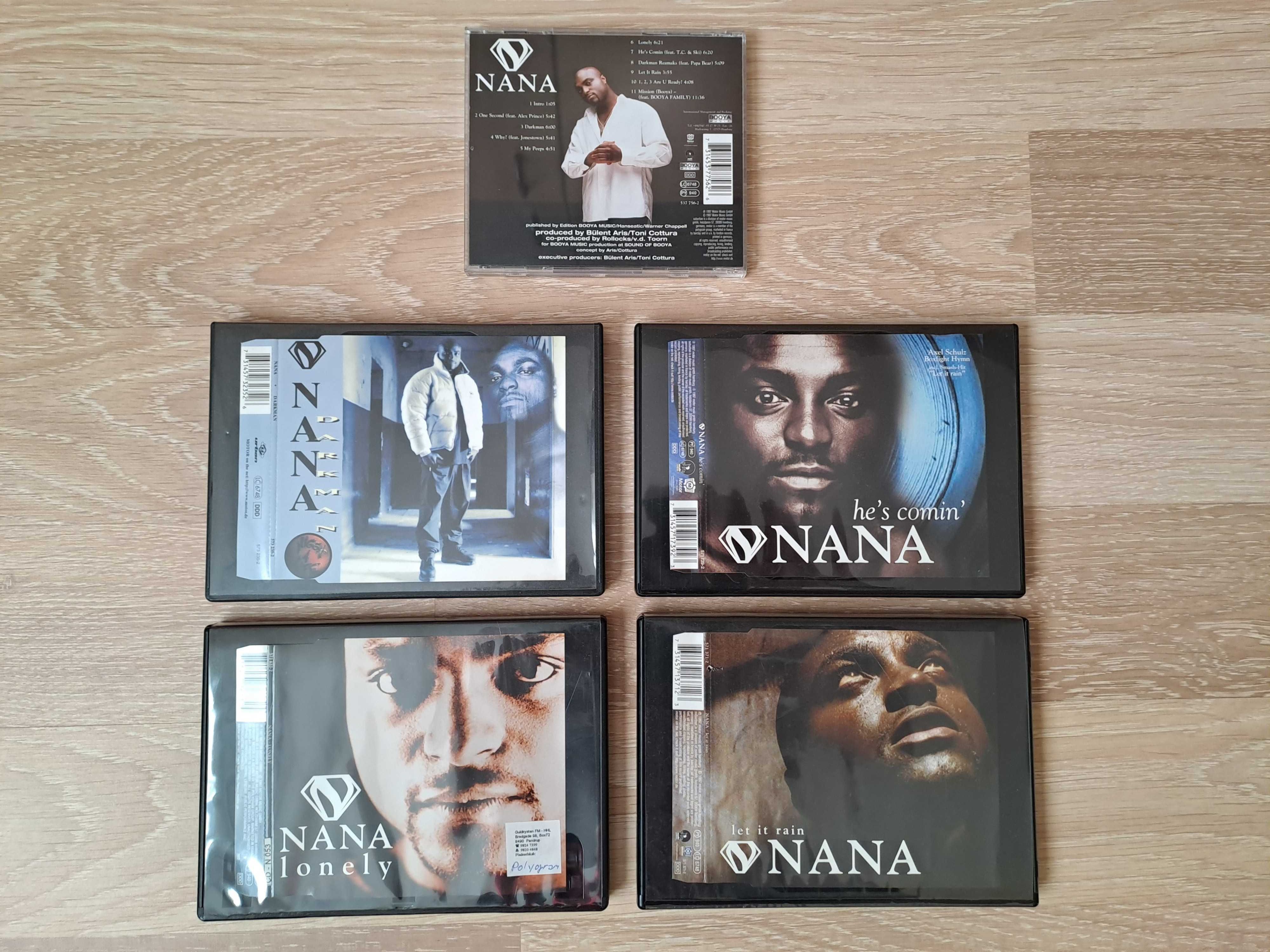Colectie 11 CD originale Nana - albume si CD Maxi - poster mare