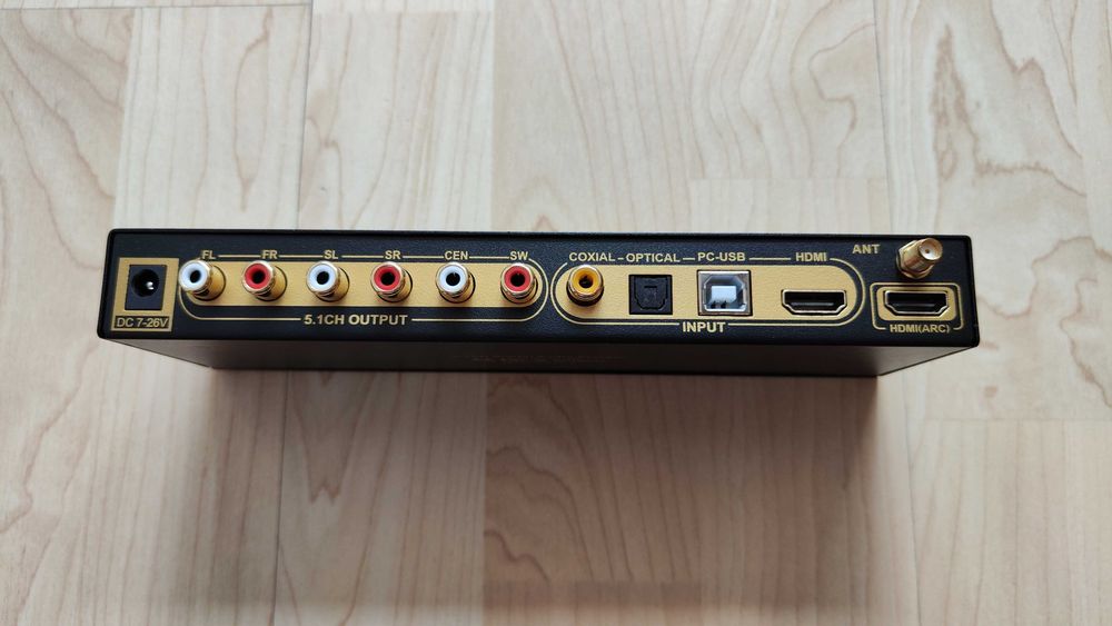 Asenwell extractor audio 5.1 HDMI ARC 2.0 4K60Hz