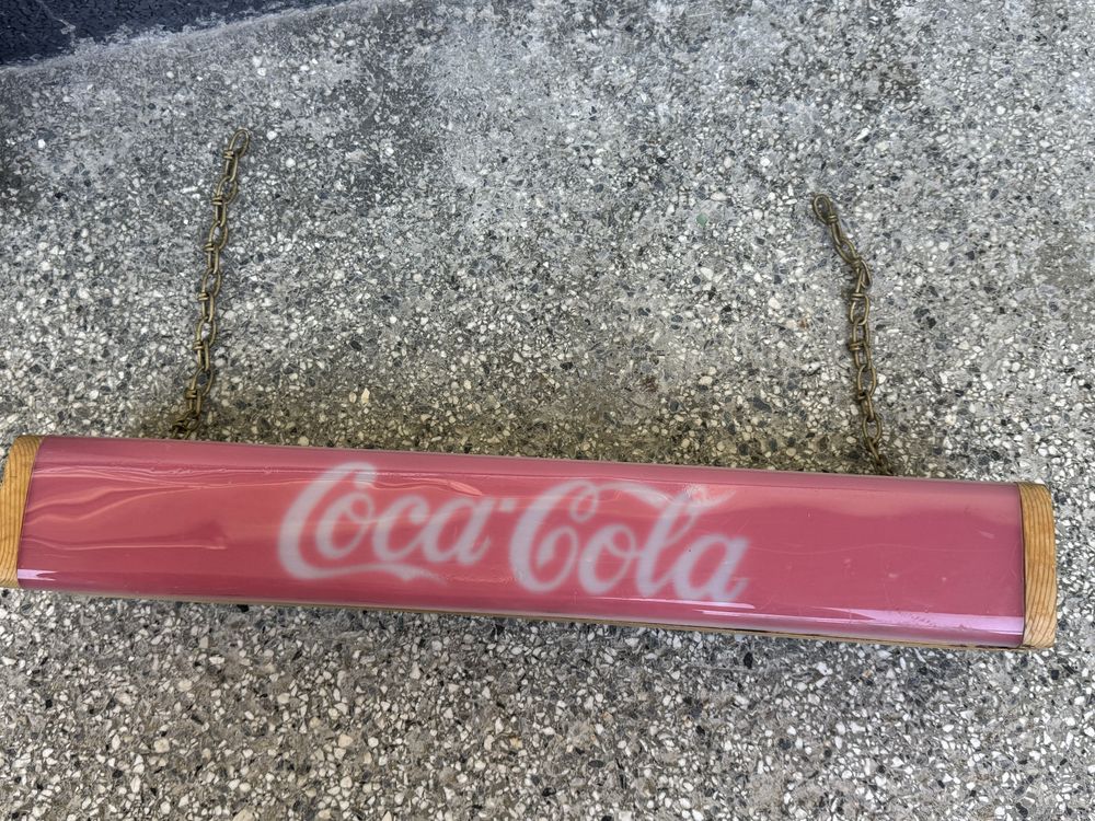 Стара светеща табела , реклама Кока Кола , Coca Cola