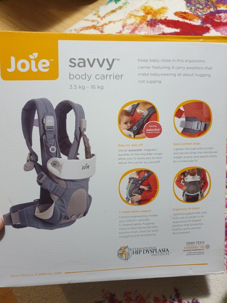 Sistem ergonomic de purtare Joie Savvy