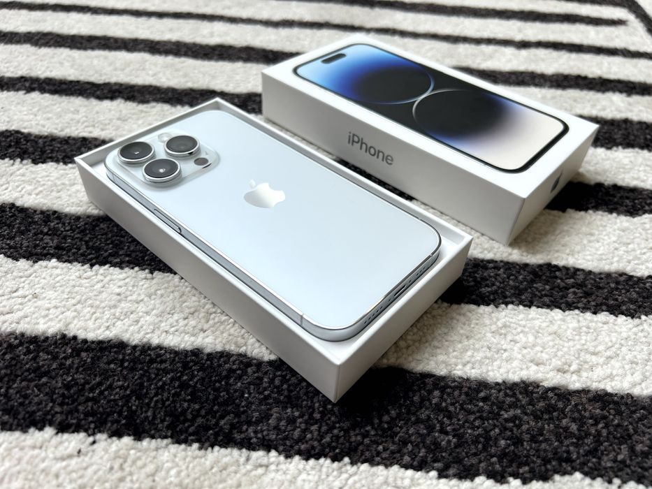 iPhone 14 Pro | Silver | 128 GB | КАТО НОВ | ОСТАВАЩА ГАРАНЦИЯ 1 ГОД