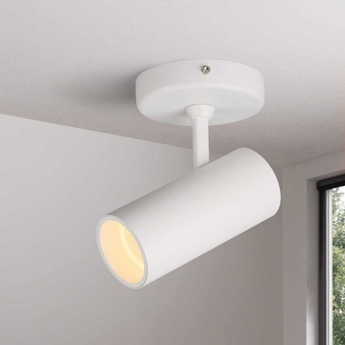 Aisilan прожектор LED бял димируем въртящ се за таван 7W 3000K - бял