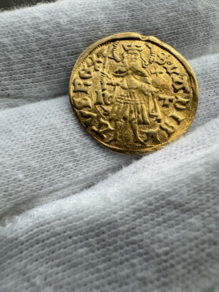 Moneda aur ducat  Ungaria regat Siebenburgen Matei Corvin