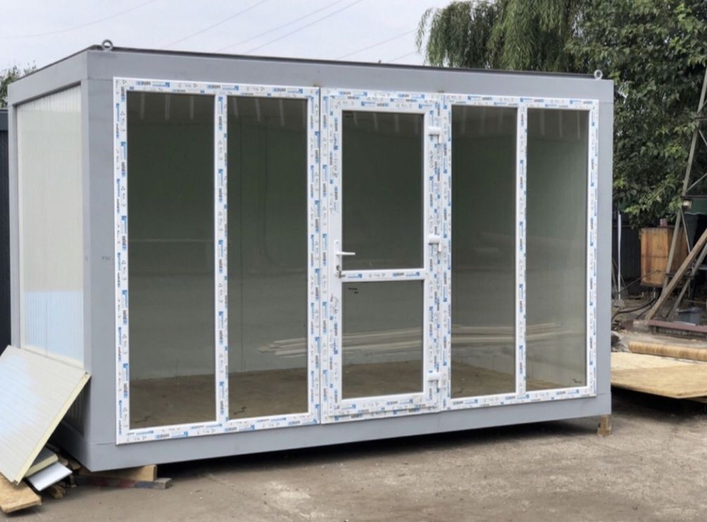 Container birou containere vitrina santier paza fast-food depozitare