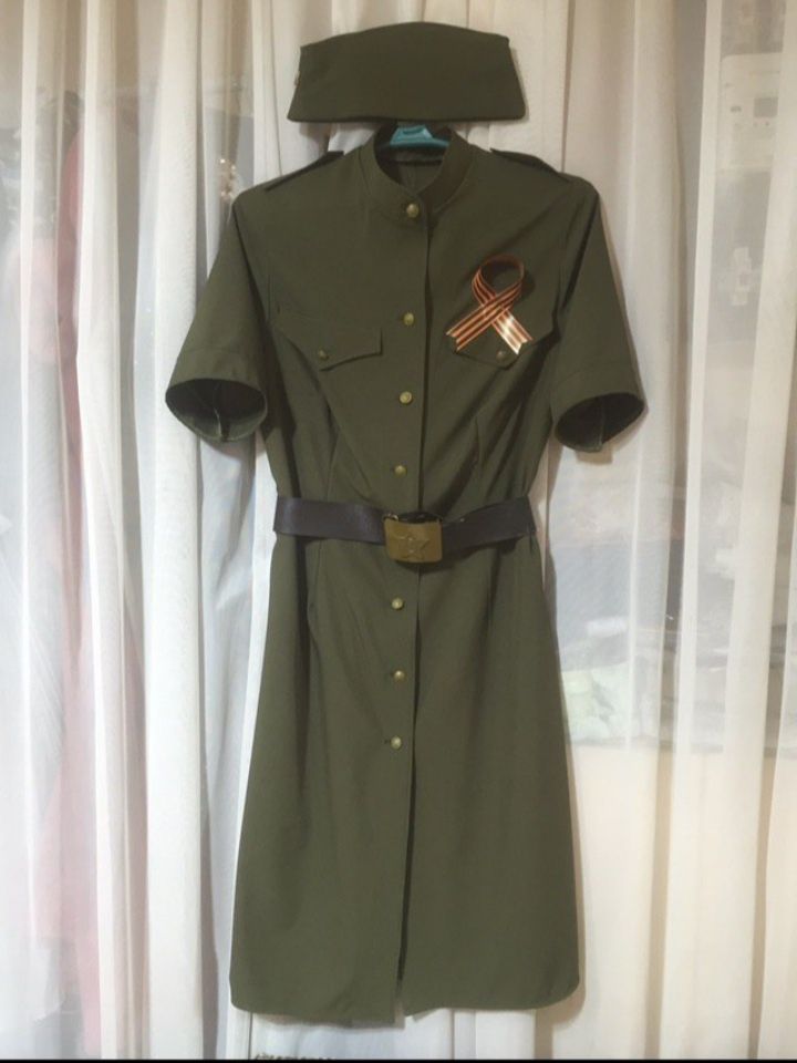 Военное платье для взрослых