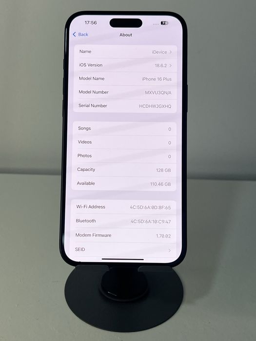 Iphone 16 Plus, 128Gb, 100%, IMPECABIL!