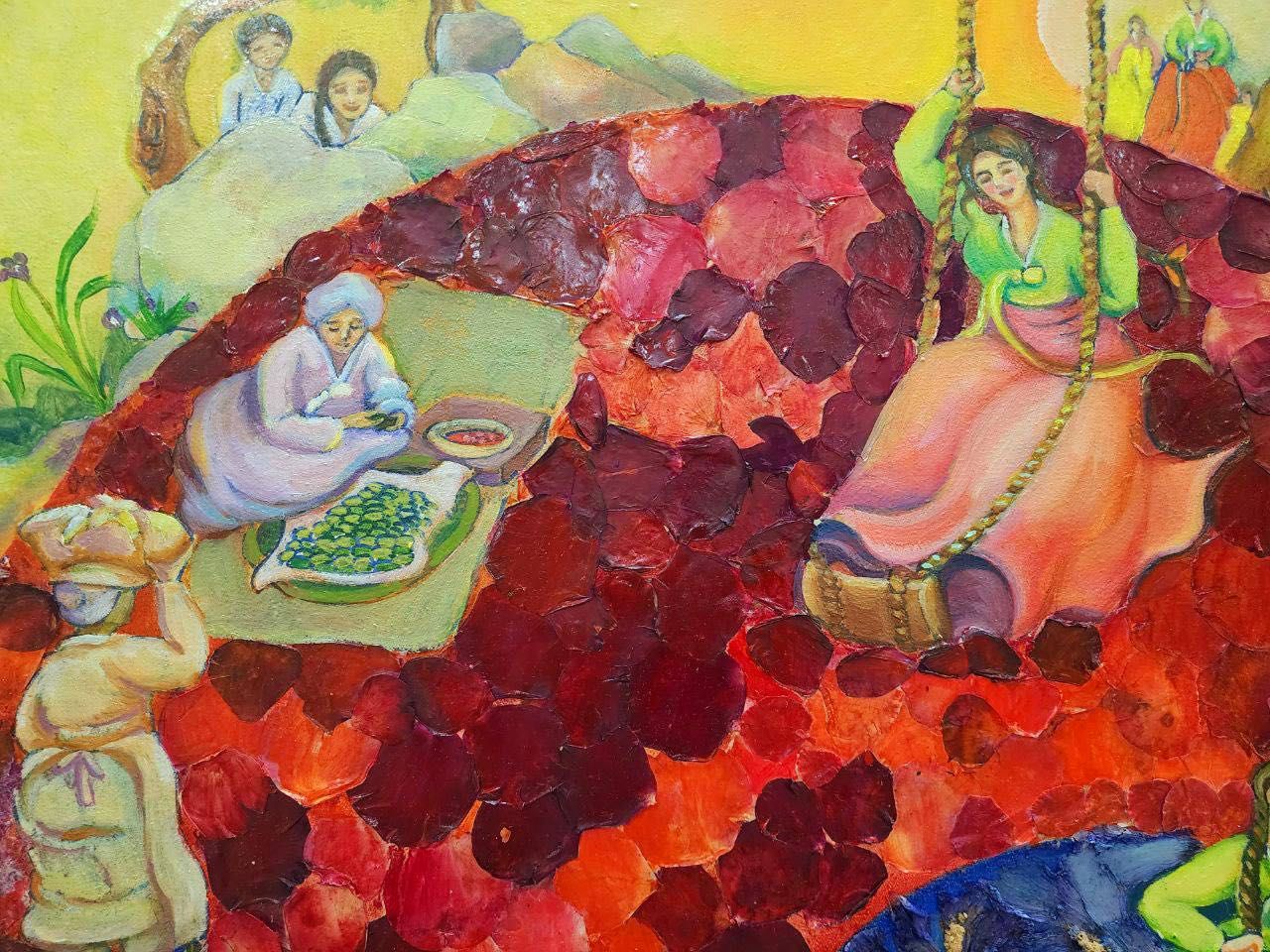 A Painting by South Korean Artist