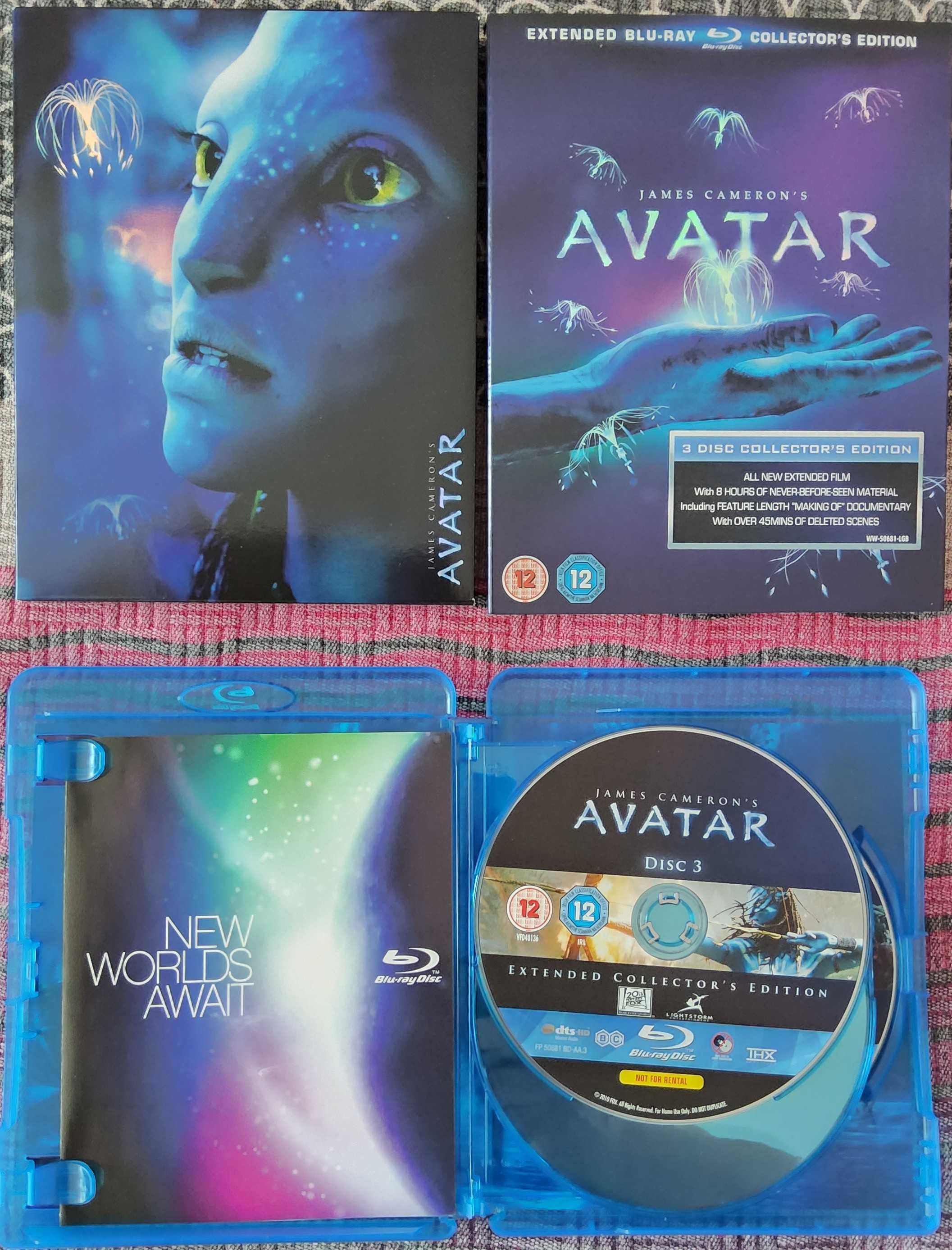 AVATAR – Extended Collector’s Edition (Blu-ray, 3 Discuri) – UK IMPORT