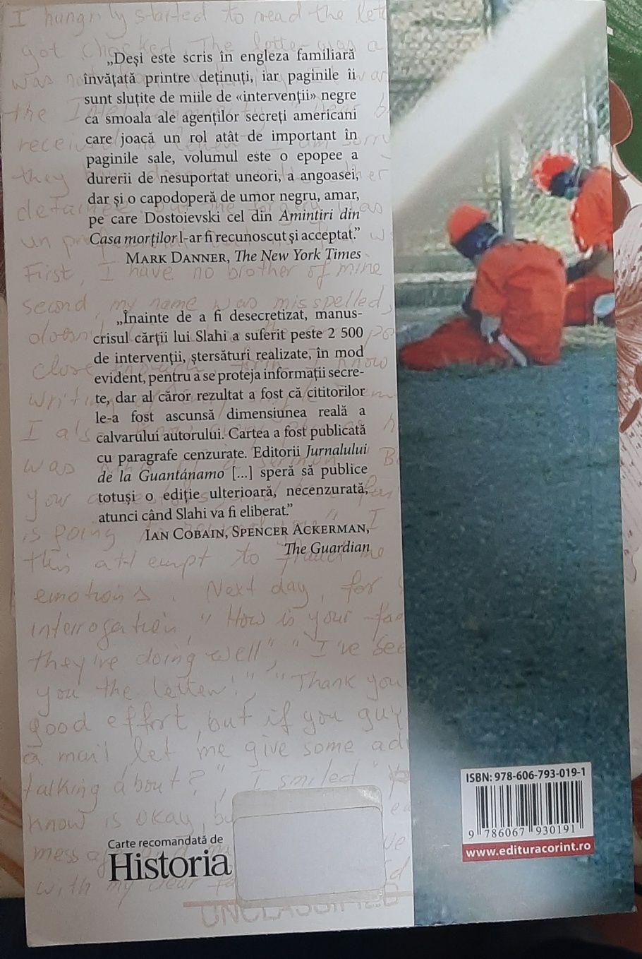 " Jurnalul de la Guantánamo" Mohamedou Ould Slahi