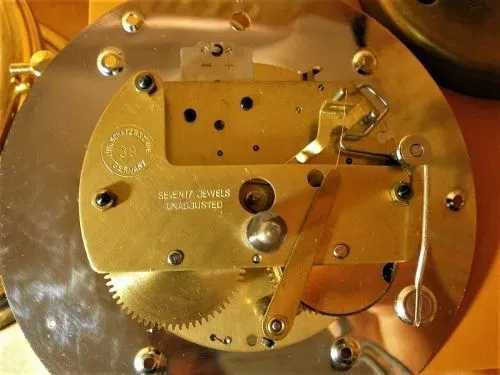 Nautica! Schatz Royal Mariner ceas nautic bronz cristal alama vintage