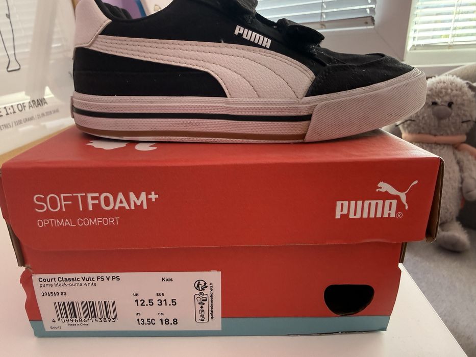 Кецове Puma в черно и бяло