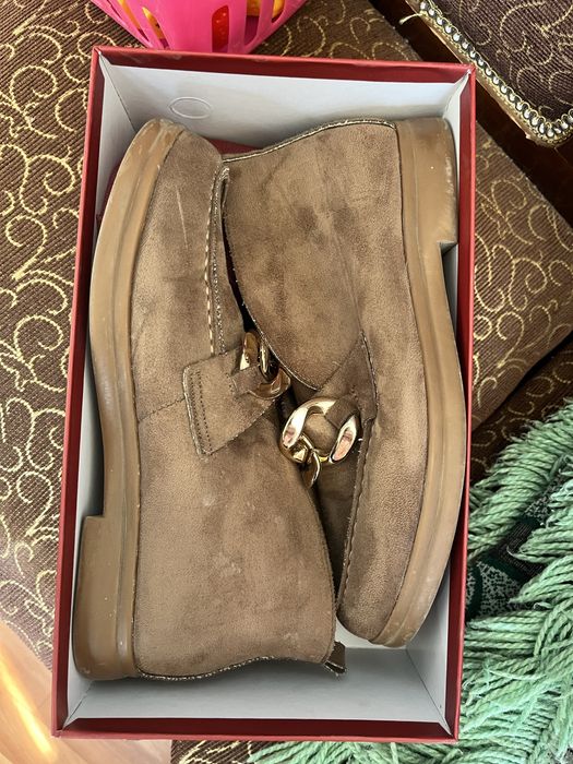 Лоферы осень/весна чистые без запаха