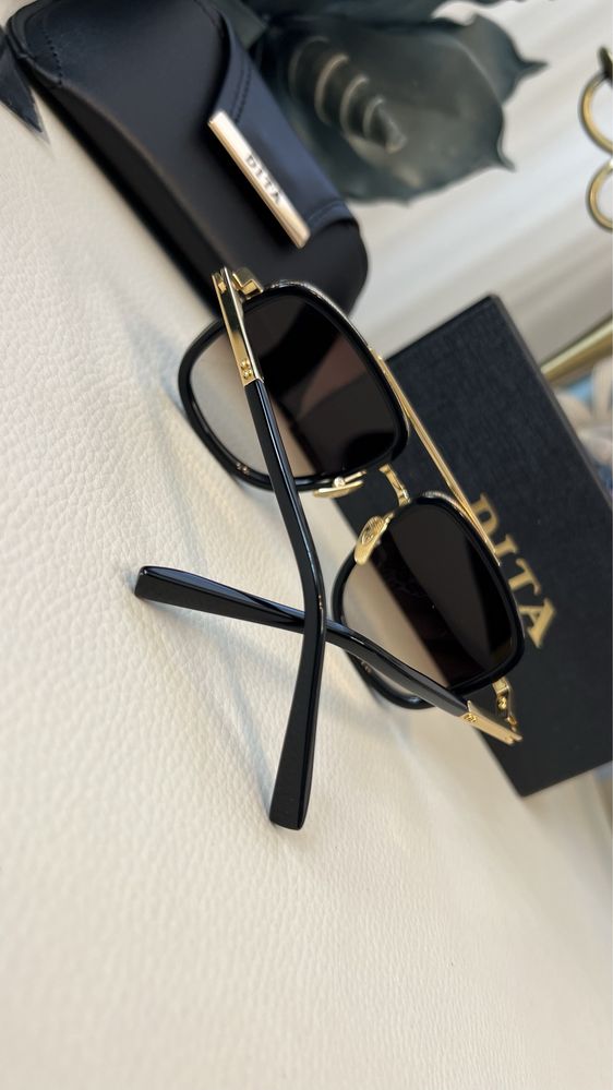 DITA MACH ONE Gold ochelari de soare lentile rame noi