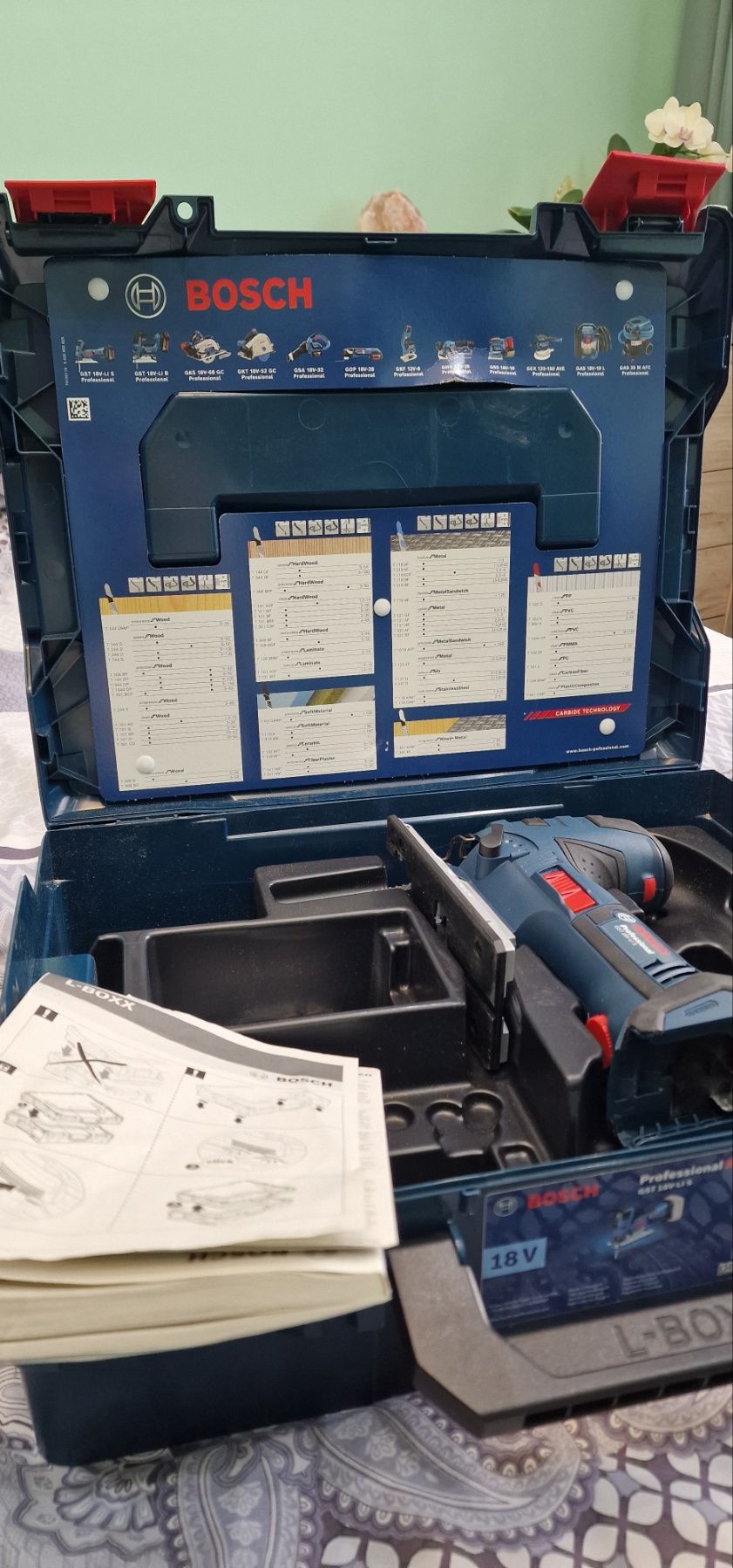 Зеге  Bosch GST 18 V-LI S неразличимо от ново!