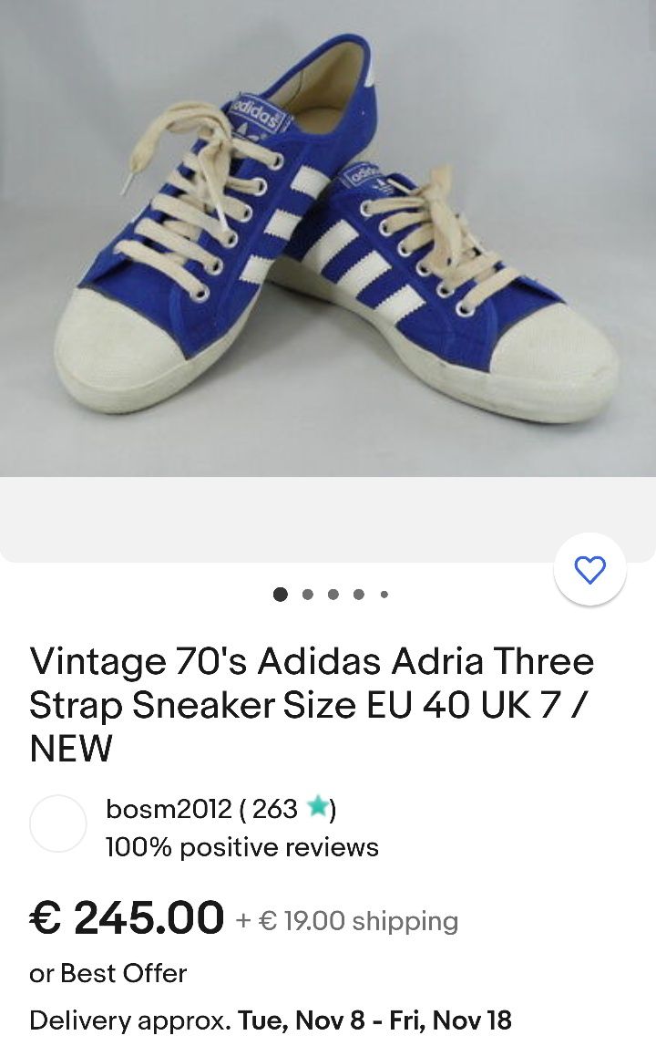 Sneakers Adidas Adria Anii 70' Exclusive EU 44 2/3