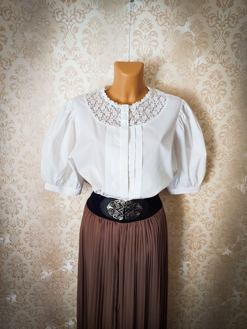 Camasa ie cu dantela vintage style