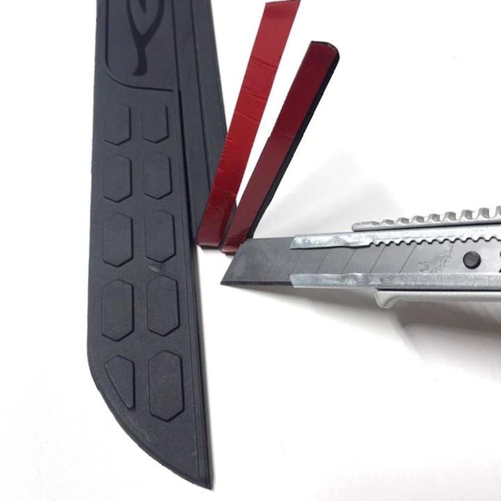 Protecție portbagaj bara spate, 90 cm, negru mat