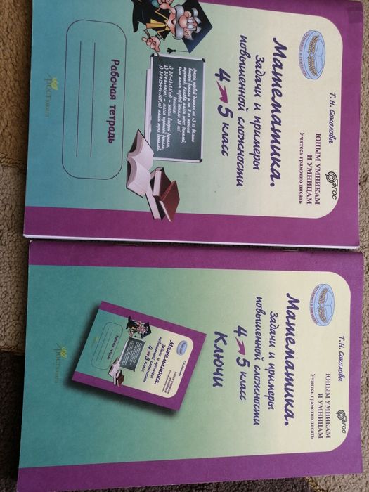 Математика. Соколова Т. Н. Задачи и примеры повышенной сложностисложно