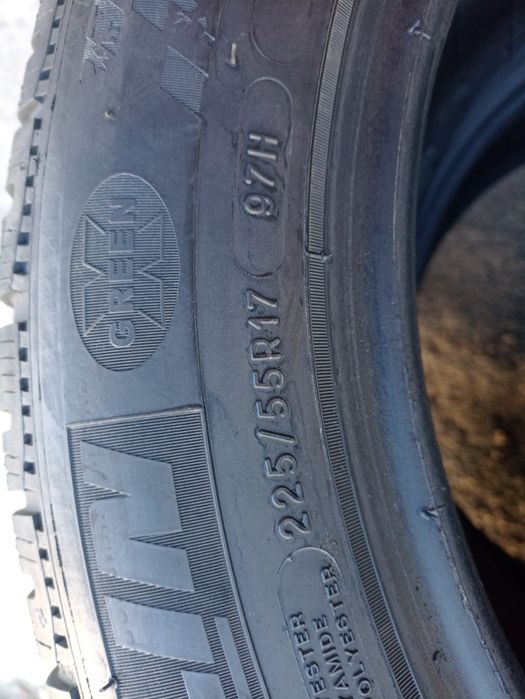 4 anvelope de iarna RunFlat Michelin 225/55 R17 dot 4519