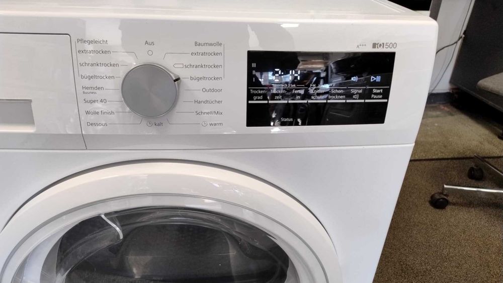 A+++ Сушилня с термопомпа Siemens-Сименс 8 кг SoftDry iQ500