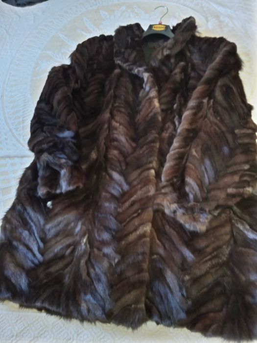 Дамско кожено палто