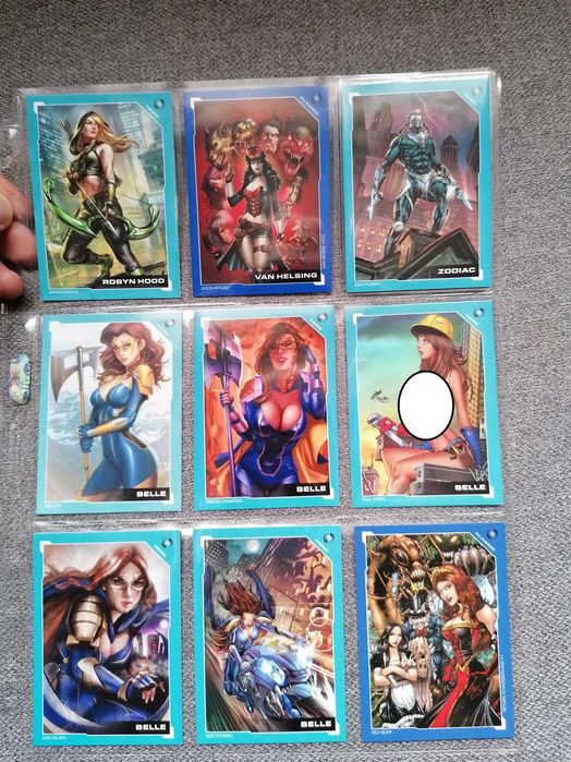 Lot 9 carti cartonase Grimm Universe de Zenescope