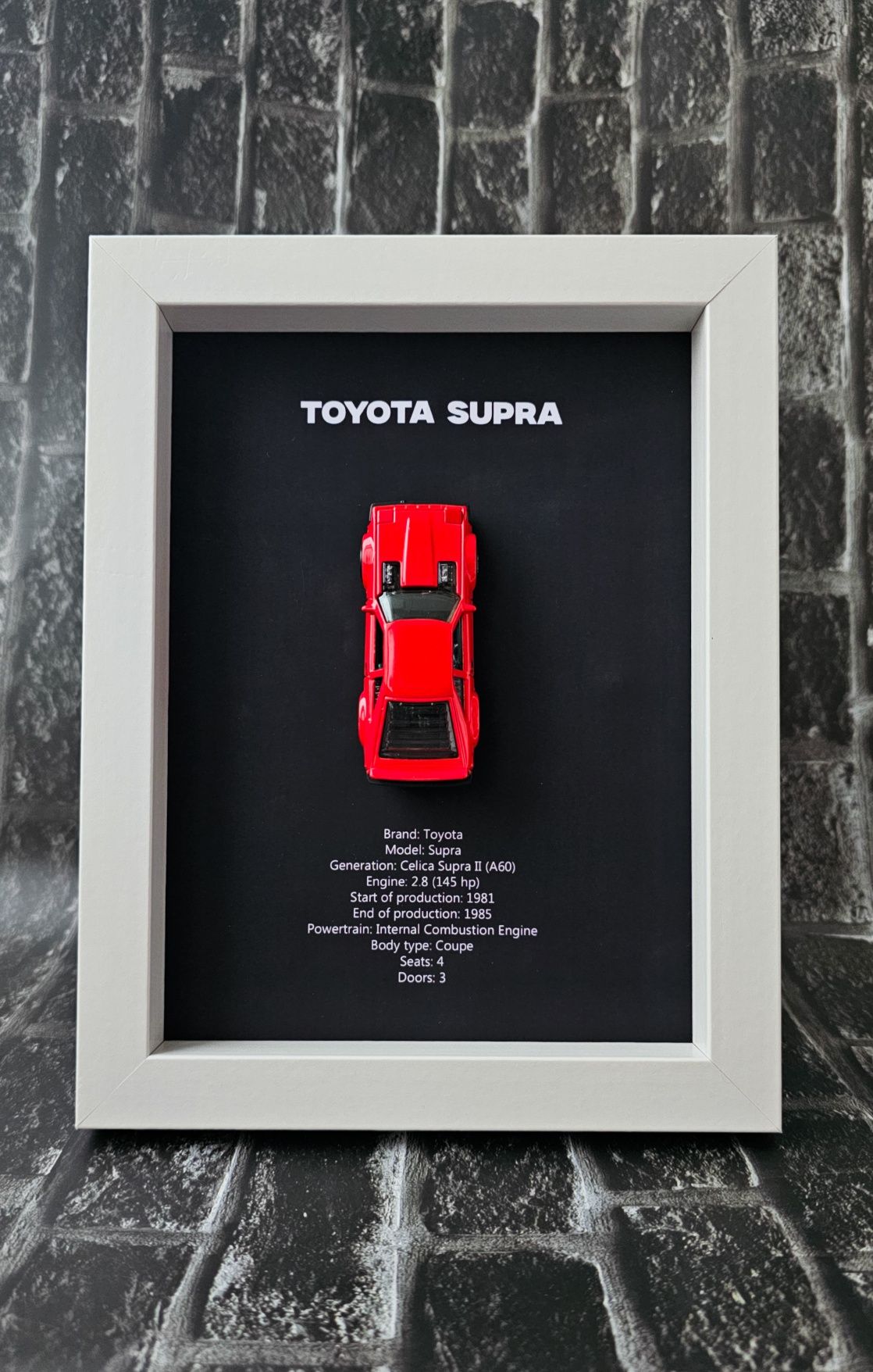 Tablou Hot Wheels Toyota Supra