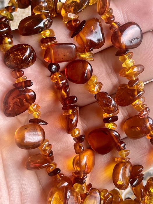 Янтарное Ожерелье Бусы