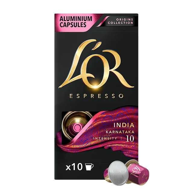 кафе L'OR Espresso INDIA Karnataka 10бр капсули внос Италия