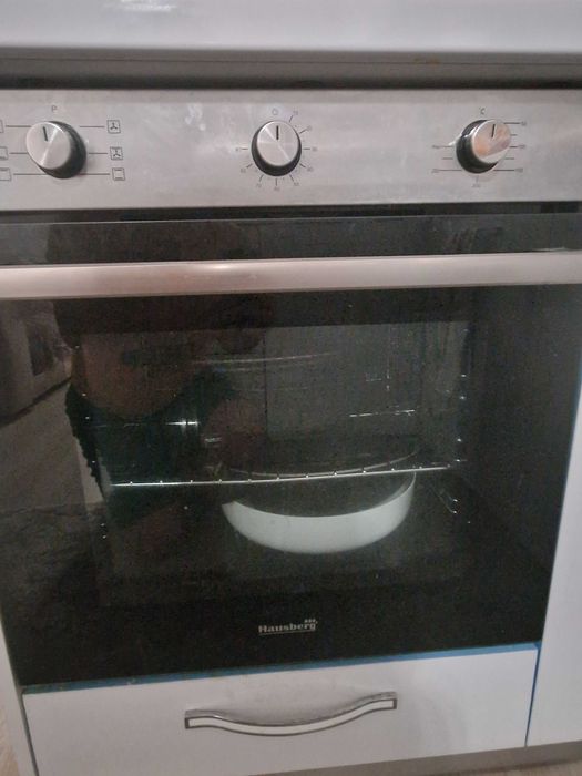 Pachet HAUSBERG Cuptor electric Incorporabil HB8053 Plita HB555