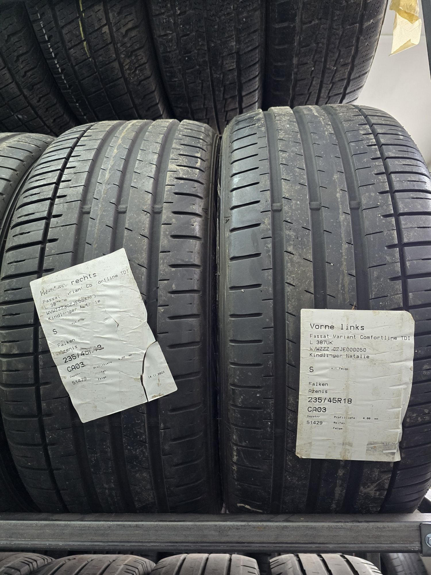 4x 235/45/18 VARA FALKEN 2021 Stare impecabila