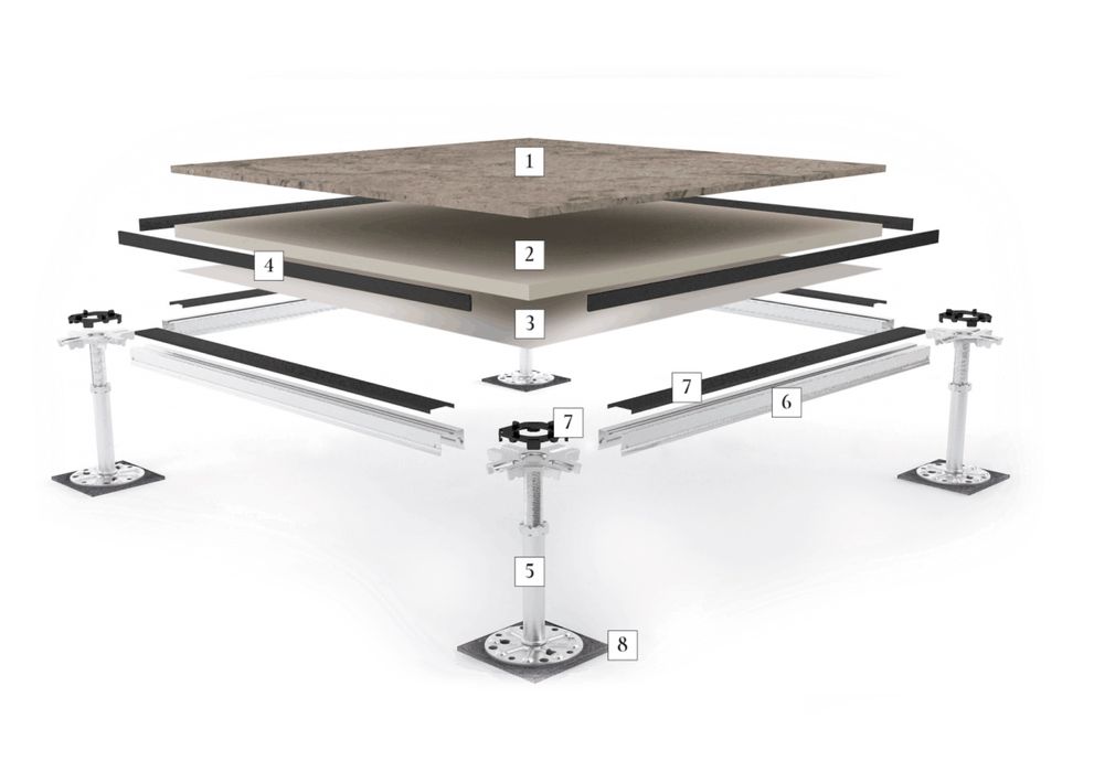 Монтаж фальшпола и кавролана с гарантией качества