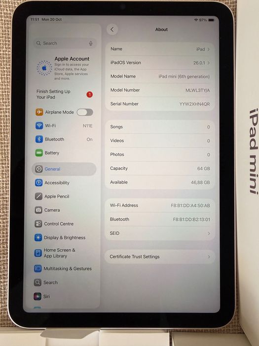 Apple iPad mini 6 (2021), 64GB, Wi-Fi, Pink