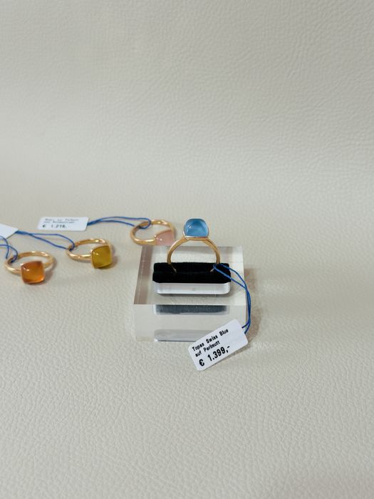 Inele aur Roz 18k cu pietre pretioase