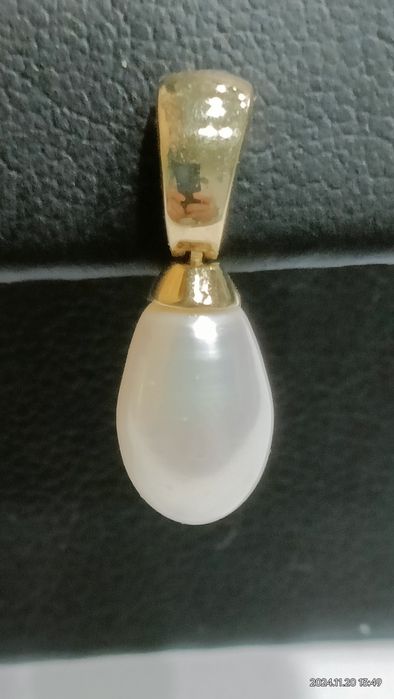 Vind cercei Christ din aur 14kt cu perle