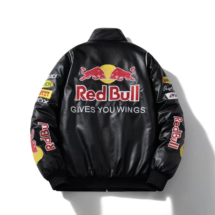 Кожаная куртка RedBull для мотоциклистов