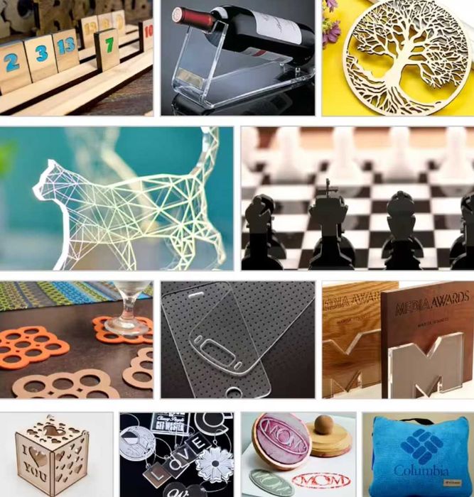 CO2 лазер за гравиране и рязане 60W, 40x60 см, Ruida 6445 (CL6040T)