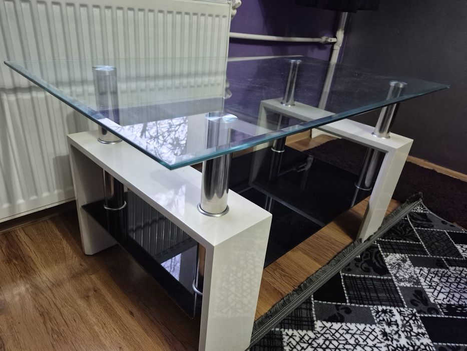 Măsuță sticla cafea