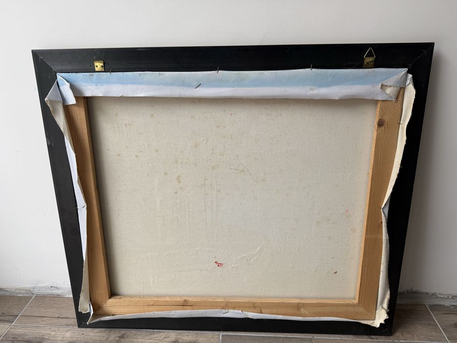 Маслена картина “Средиземноморски пейзаж”, Френски внос, 59*67 см